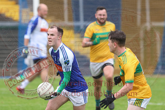 Devenish (1-16) V Irvinestown (1-07) in Reserve B GAA Football Championship Final-4