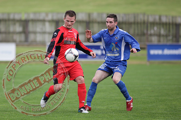 Ballinamallard FC V Dungannon Swifts in IFL Premium League Game.