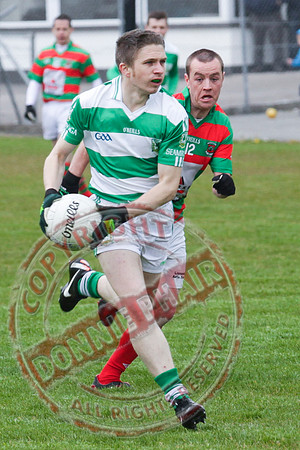 Lisnaskea Emmetts V Teemore Senior GAA League Football.