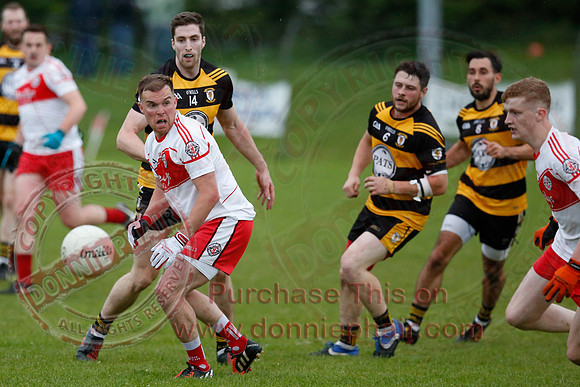 St. Pat's Donagh (1-10) V Coa (0-12) in Senior GAA Football League Division Two.