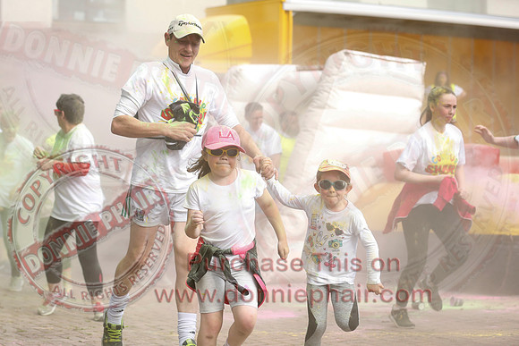 Colour Run at the Share Centre Lisnaskea