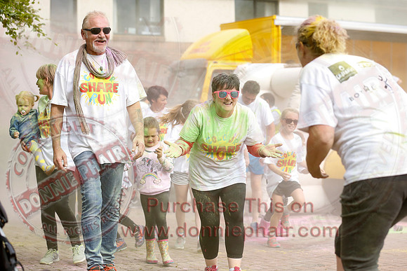 Colour Run at the Share Centre Lisnaskea