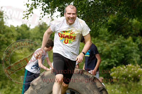Colour Run at the Share Centre Lisnaskea