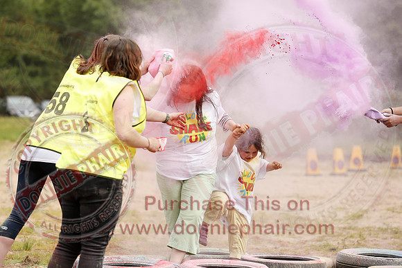 Colour Run at the Share Centre Lisnaskea