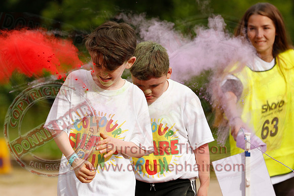 Colour Run at the Share Centre Lisnaskea