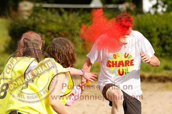 Colour Run at the Share Centre Lisnaskea