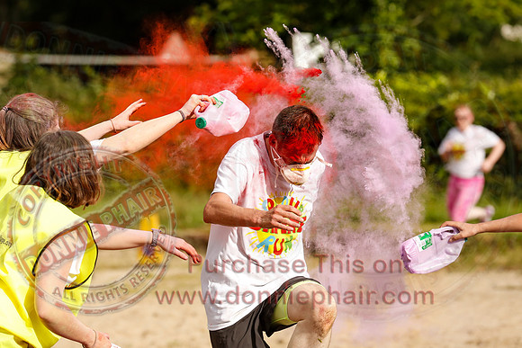 Colour Run at the Share Centre Lisnaskea