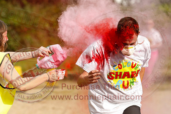 Colour Run at the Share Centre Lisnaskea