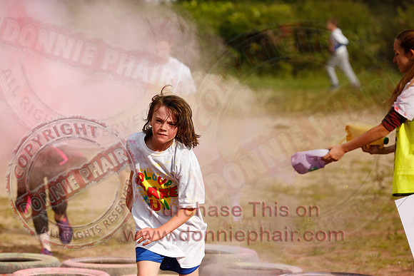 Colour Run at the Share Centre Lisnaskea