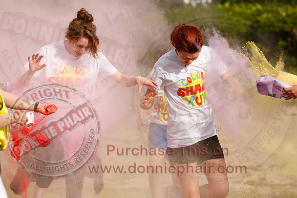 Colour Run at the Share Centre Lisnaskea