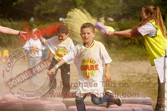 Colour Run at the Share Centre Lisnaskea