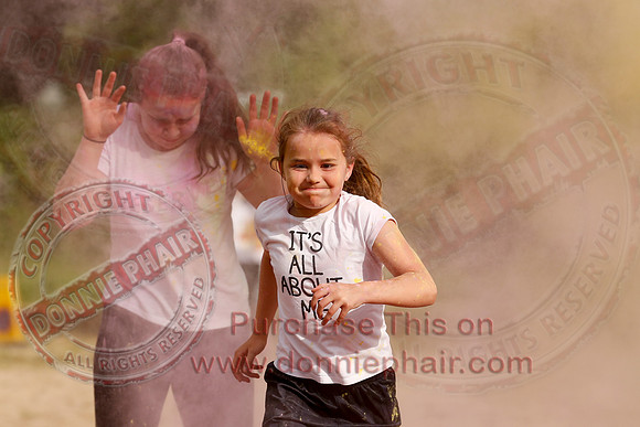 Colour Run at the Share Centre Lisnaskea
