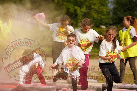 Colour Run at the Share Centre Lisnaskea