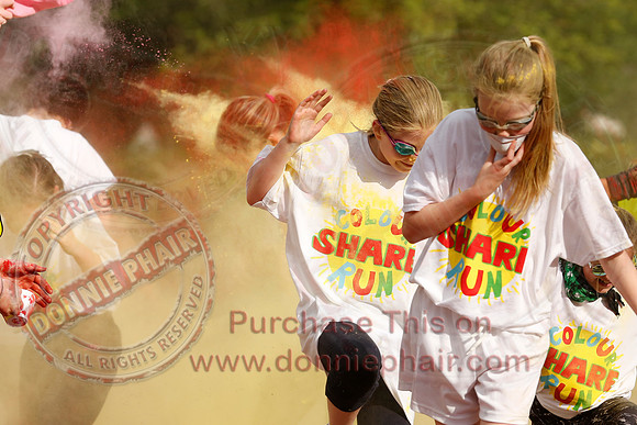Colour Run at the Share Centre Lisnaskea