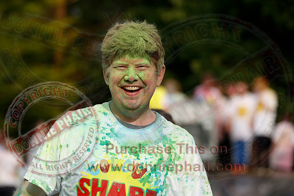 Colour Run at the Share Centre Lisnaskea