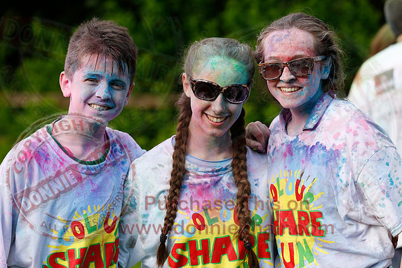 Colour Run at the Share Centre Lisnaskea