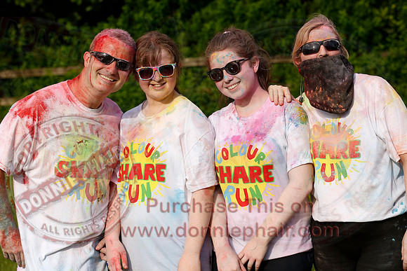 Colour Run at the Share Centre Lisnaskea