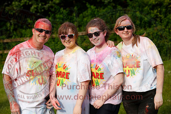Colour Run at the Share Centre Lisnaskea