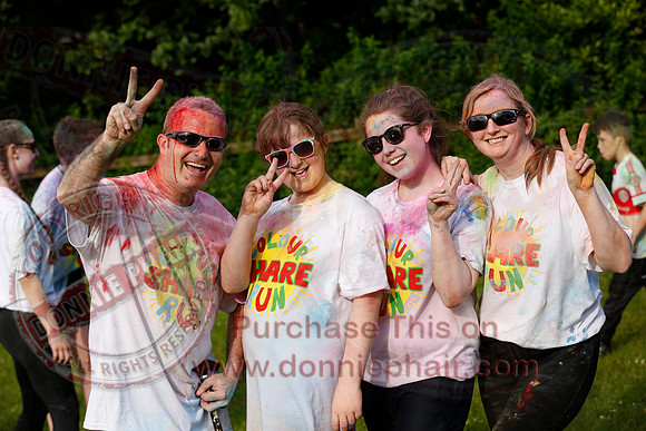 Colour Run at the Share Centre Lisnaskea