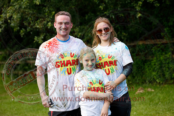 Colour Run at the Share Centre Lisnaskea