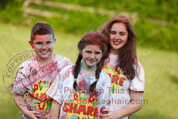 Colour Run at the Share Centre Lisnaskea