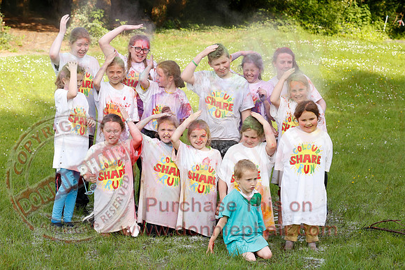 Colour Run at the Share Centre Lisnaskea