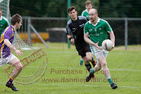 Roslea (1-11) V Derrygonnelly (1-13) in Senior GAA Football League Division One.