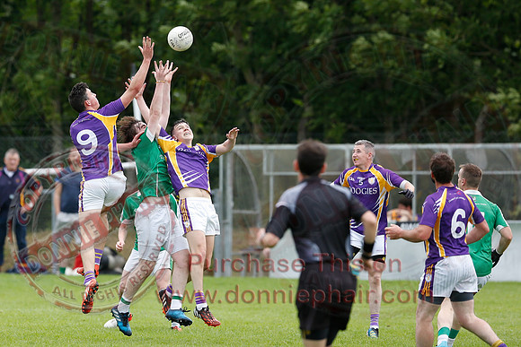 Roslea (1-11) V Derrygonnelly (1-13) in Senior GAA Football League Division One.