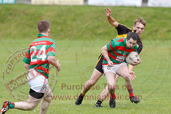 Maguiresbridge (1-14) in Senior GAA Football League Division Two.