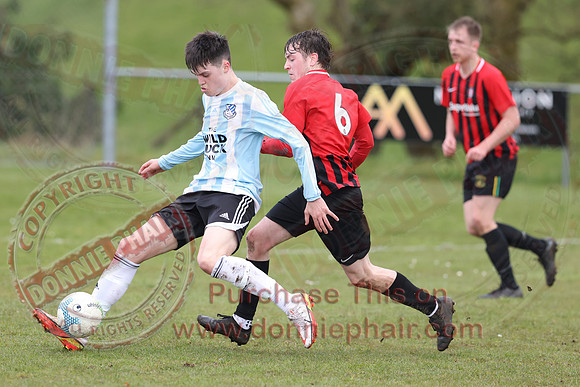 Lisbellaw (3) V Irvinestown (1) in Mercer Football League-7