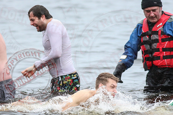 New Years Day Galloon Island Charity Swim