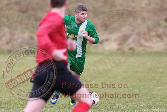 Irvinestown Wanderers (1) V Ardoyne (2) in Irish Junior Cup.