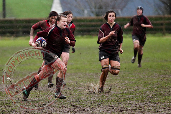 Enniskillen V Cavan in Ladies Rugby.