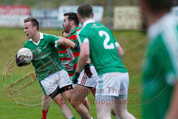 Lisnaskea (1-11) V Roslea (4-12) in Senior GAA Football League, Division One.