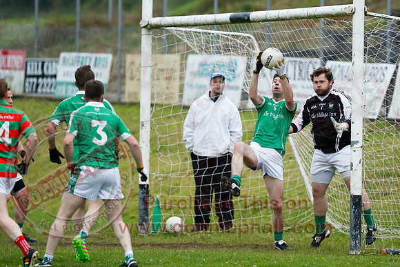 Lisnaskea (1-11) V Roslea (4-12) in Senior GAA Football League, Division One.