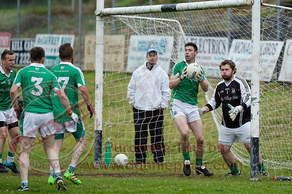 Lisnaskea (1-11) V Roslea (4-12) in Senior GAA Football League, Division One.