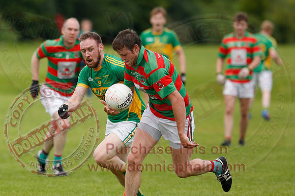 Lisnaskea (2-10) V Irvinestown (2-18) in Senior GAA Football League, Division One.