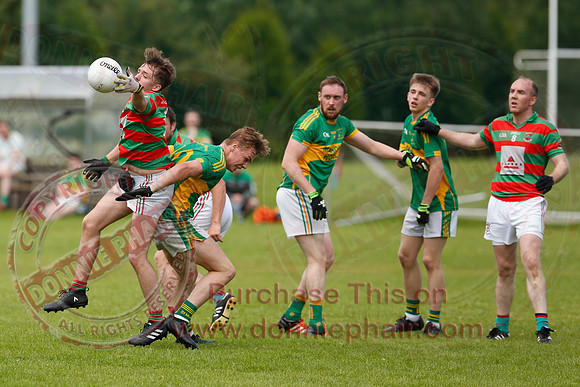 Lisnaskea (2-10) V Irvinestown (2-18) in Senior GAA Football League, Division One.