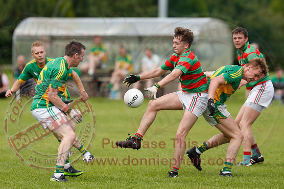 Lisnaskea (2-10) V Irvinestown (2-18) in Senior GAA Football League, Division One.