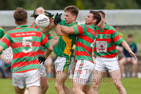 Lisnaskea (2-10) V Irvinestown (2-18) in Senior GAA Football League, Division One.