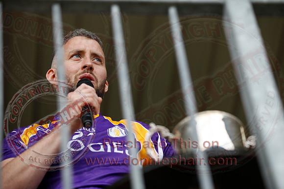 Derrygonnelly (1-15) V Teemore (0-11) in Erne Cup 1 GAA Football Final.