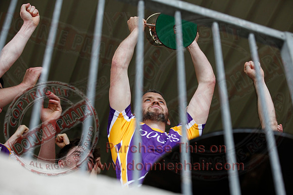 Derrygonnelly (1-15) V Teemore (0-11) in Erne Cup 1 GAA Football Final.