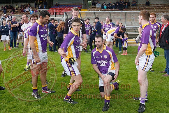 Derrygonnelly (1-15) V Teemore (0-11) in Erne Cup 1 GAA Football Final.