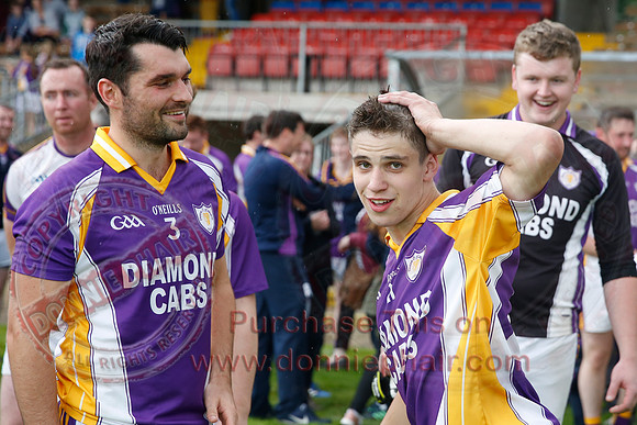 Derrygonnelly (1-15) V Teemore (0-11) in Erne Cup 1 GAA Football Final.