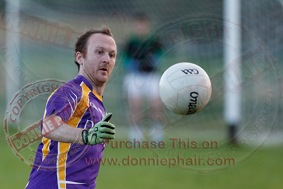 Derrygonnelly (0-16) V Roslea (1-15) in Senior GAA Football League Division One.