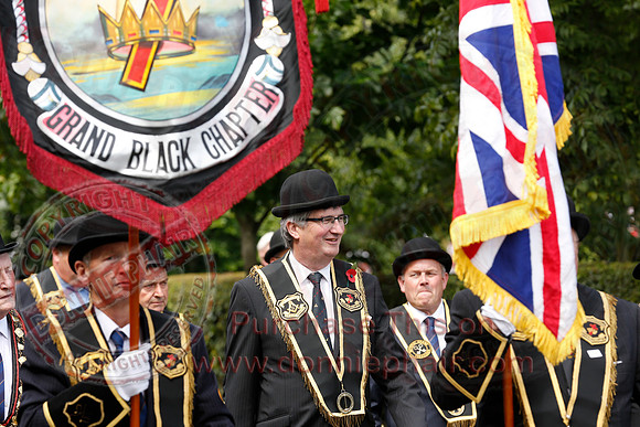 Annual County Fermanagh Demonstration hosted by the Royal Black Institution.