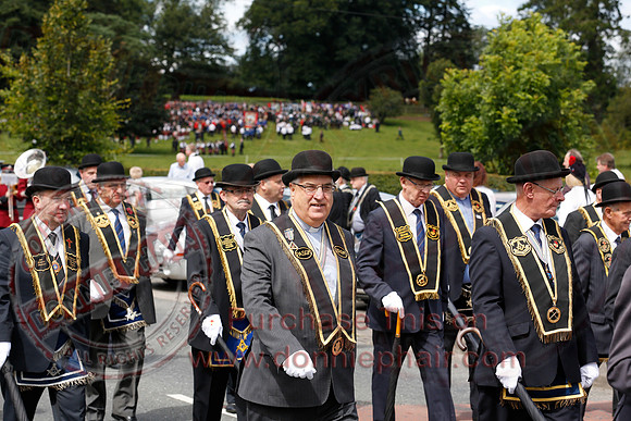 Annual County Fermanagh Demonstration hosted by the Royal Black Institution.