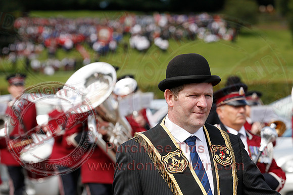 Annual County Fermanagh Demonstration hosted by the Royal Black Institution.