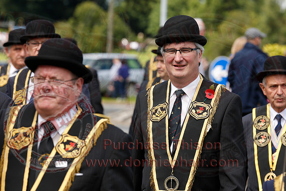 Annual County Fermanagh Demonstration hosted by the Royal Black Institution.