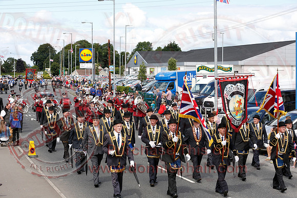 Annual County Fermanagh Demonstration hosted by the Royal Black Institution.